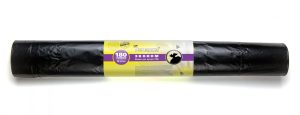Мешки для мусора 180 л , черные , серия Эконом , ( ПВД , 39 мкн , 10 шт в рулоне ) ВР-0081
